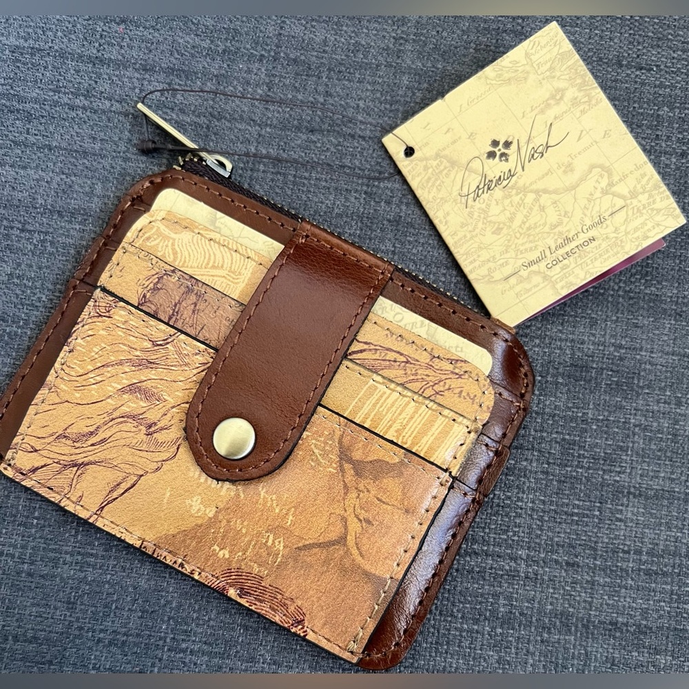 NWT PATRICIA NASH CASSIS ID CARDHOLDER MINI WALLET